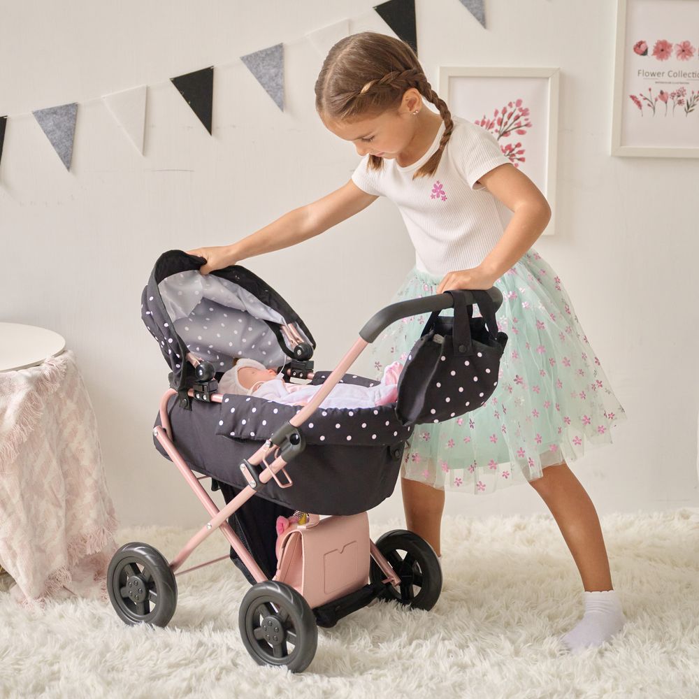 Olivia's Little World Pin Up Doll Classic Stroller with Removable Bassinet