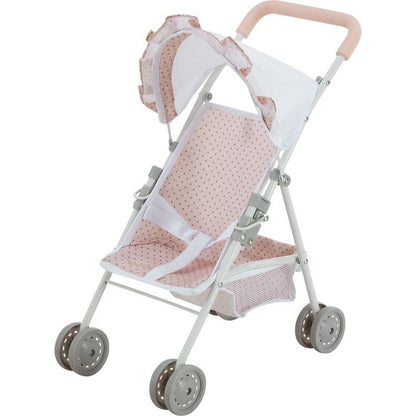 Olivia's Little World Polka Dot Princess Baby Doll 3 Piece Nursery Set - Pink
