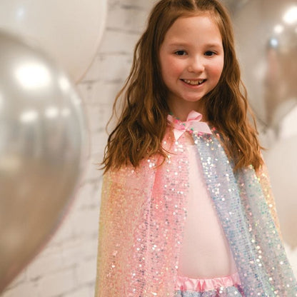Ombre Sequin Cape - Size 4-6 Years
