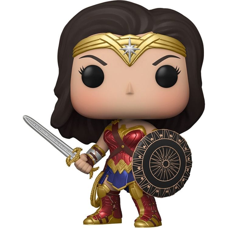 POP Heroes: Wonder Woman Figure with Shield - Diecast