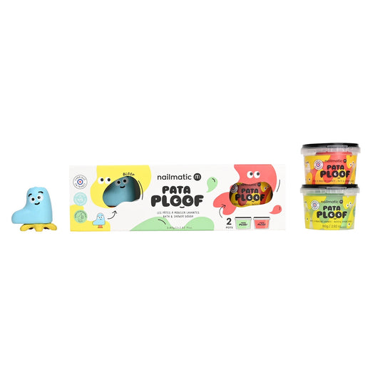 Pataploof Bloop - Bath Dough Set of 2 in Green + Red
