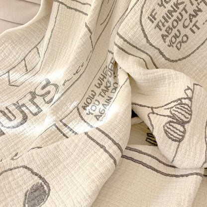 Peanuts Blanket Comic Flightschool