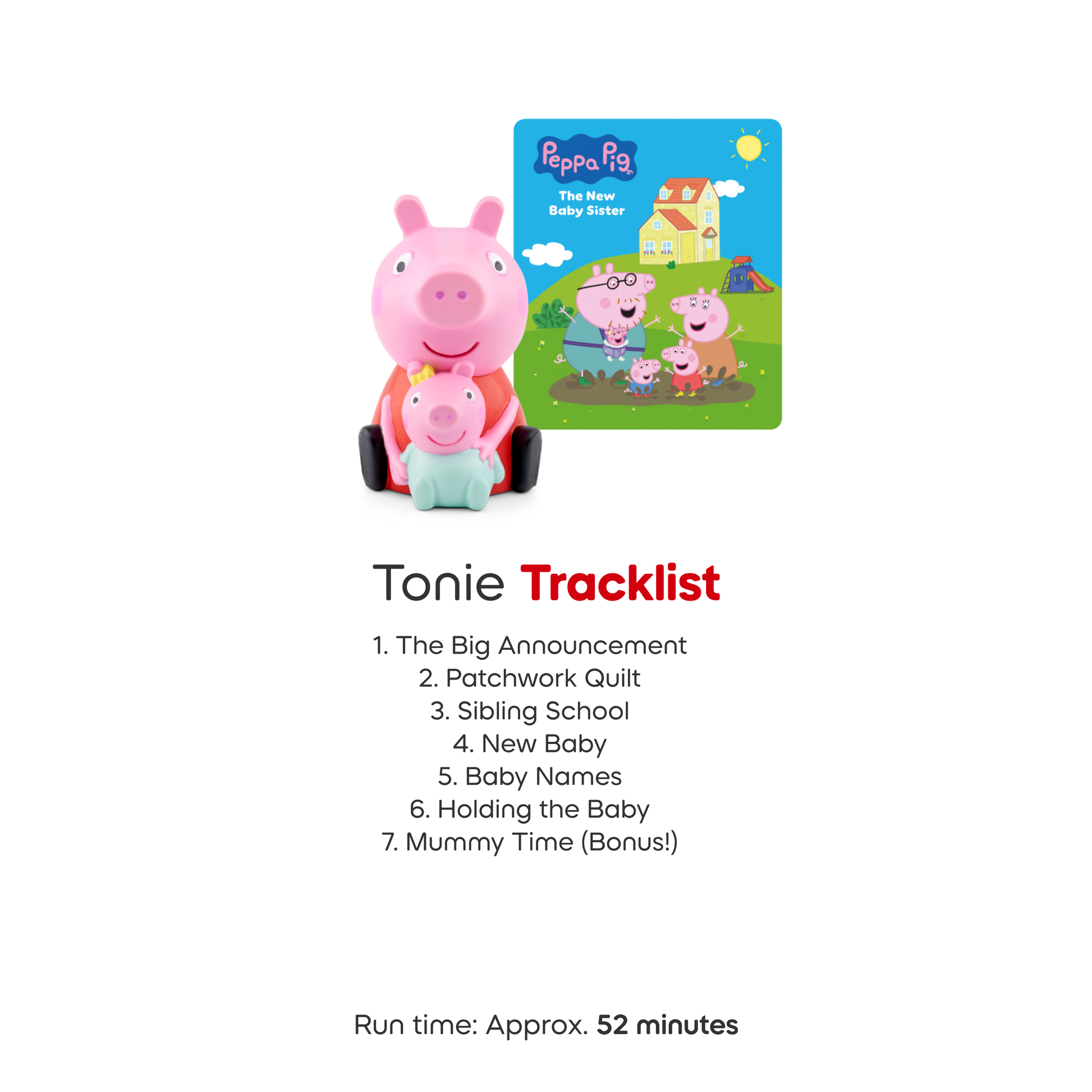Peppa Pig: The New Baby Sister Tonie