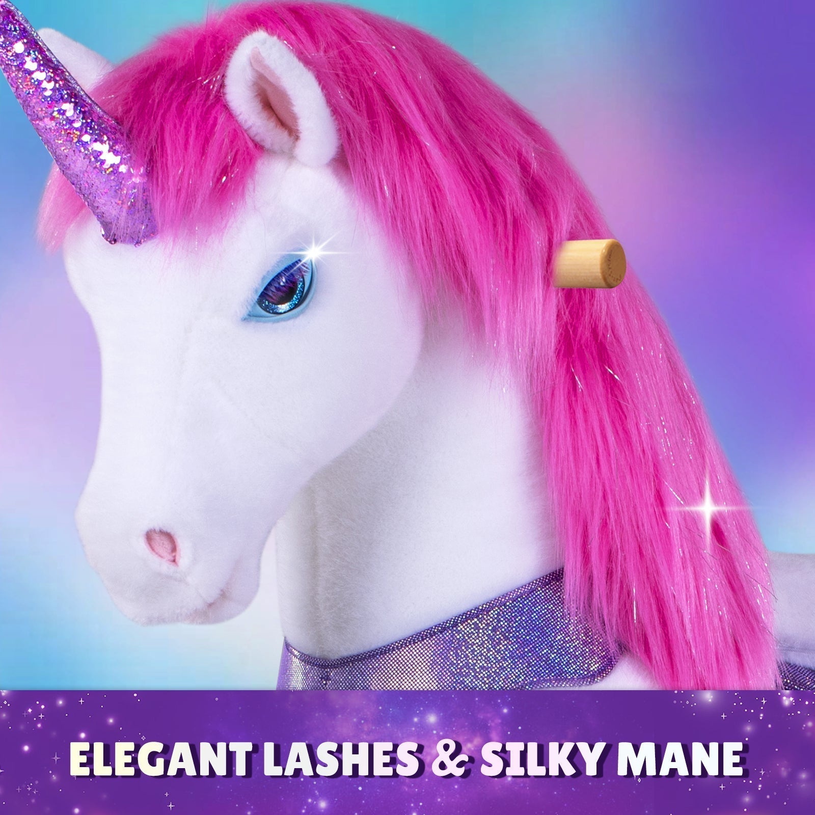 Pink Unicorn Model Y Ride on Toy - 4-7 Years