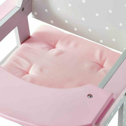 Polka Dots Princess Baby Doll High Chair - Grey