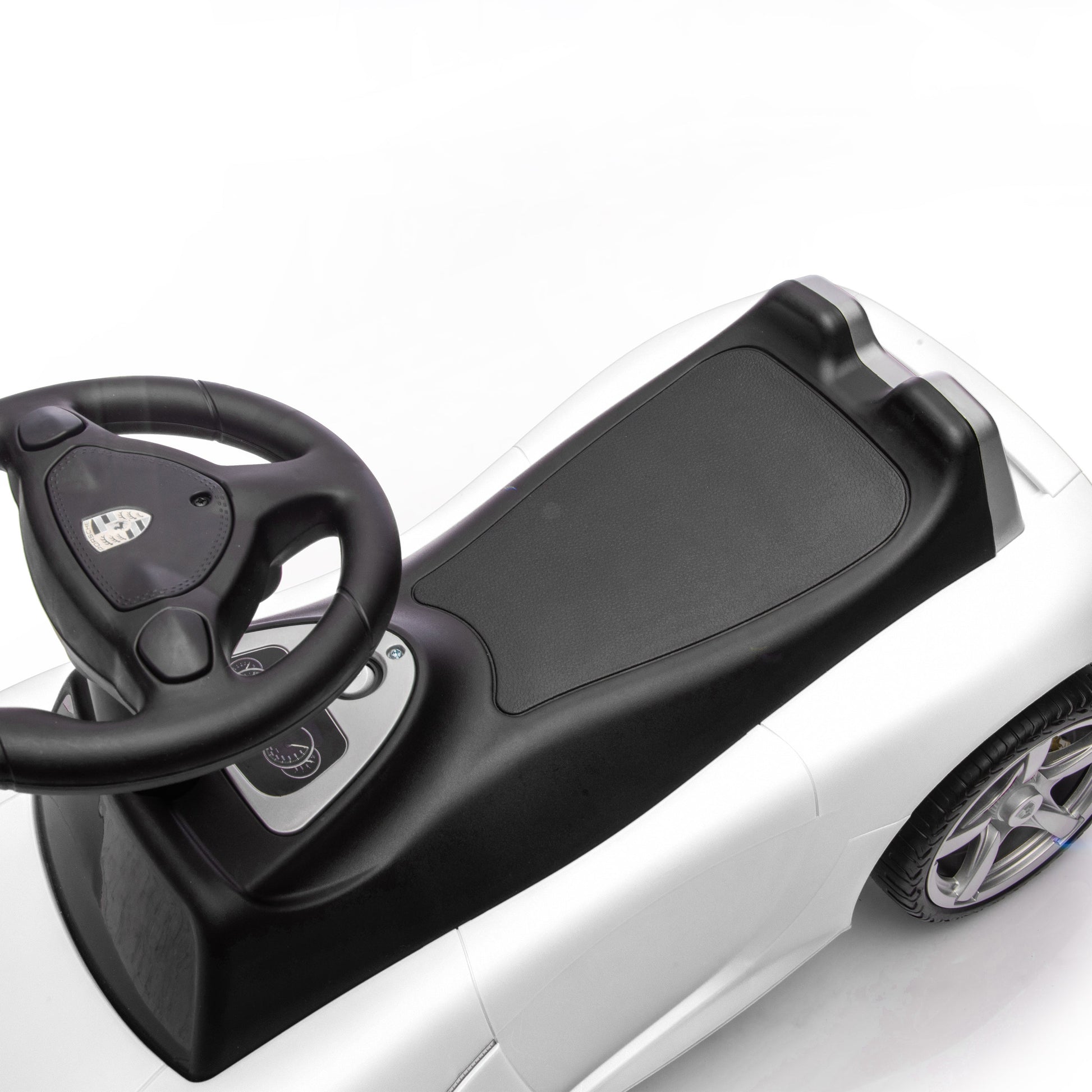 Porsche 911 Carrera GT Foot-to-Floor Ride-On - White