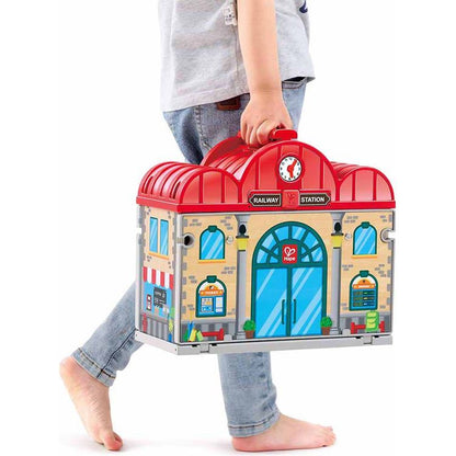 Portable Train Station Set