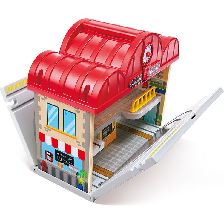 Portable Train Station Set