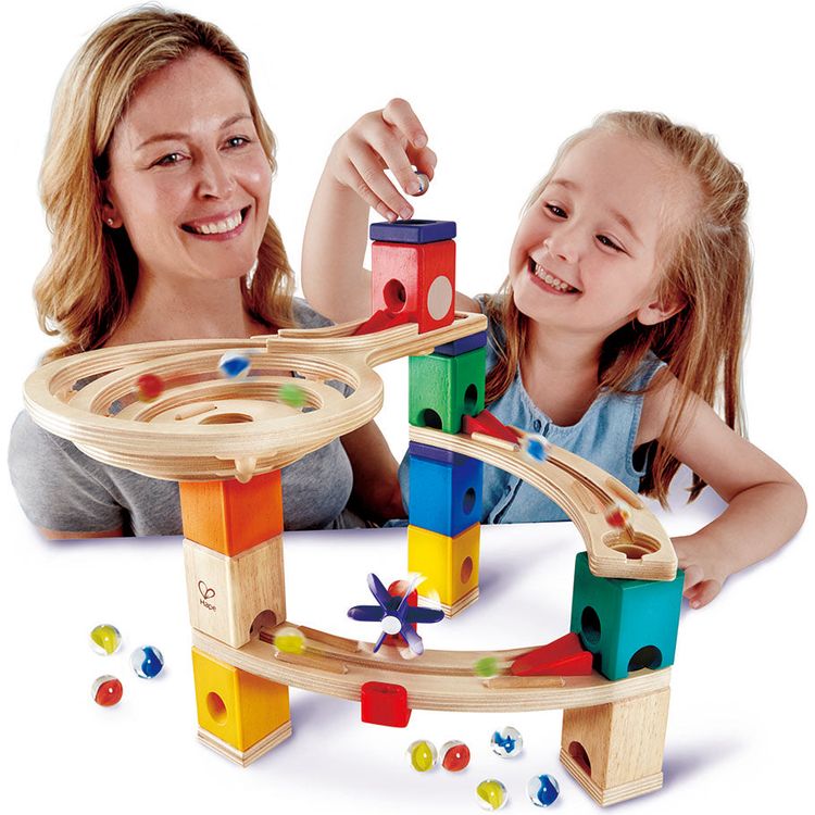 Quadrilla Race to the Finish Marble Run Blocks