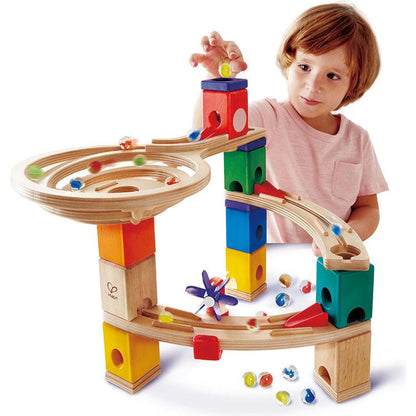 Quadrilla Race to the Finish Marble Run Blocks