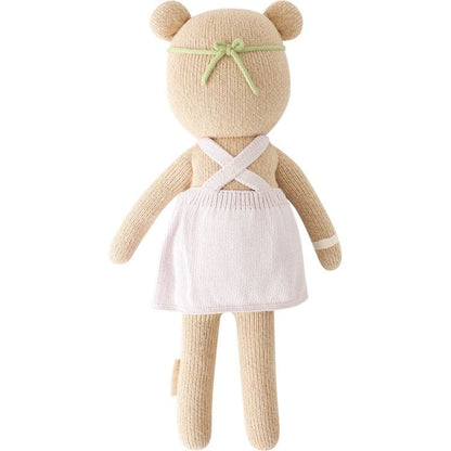 Regular 20" Olivia the Honey Bear Hand-Knit Doll