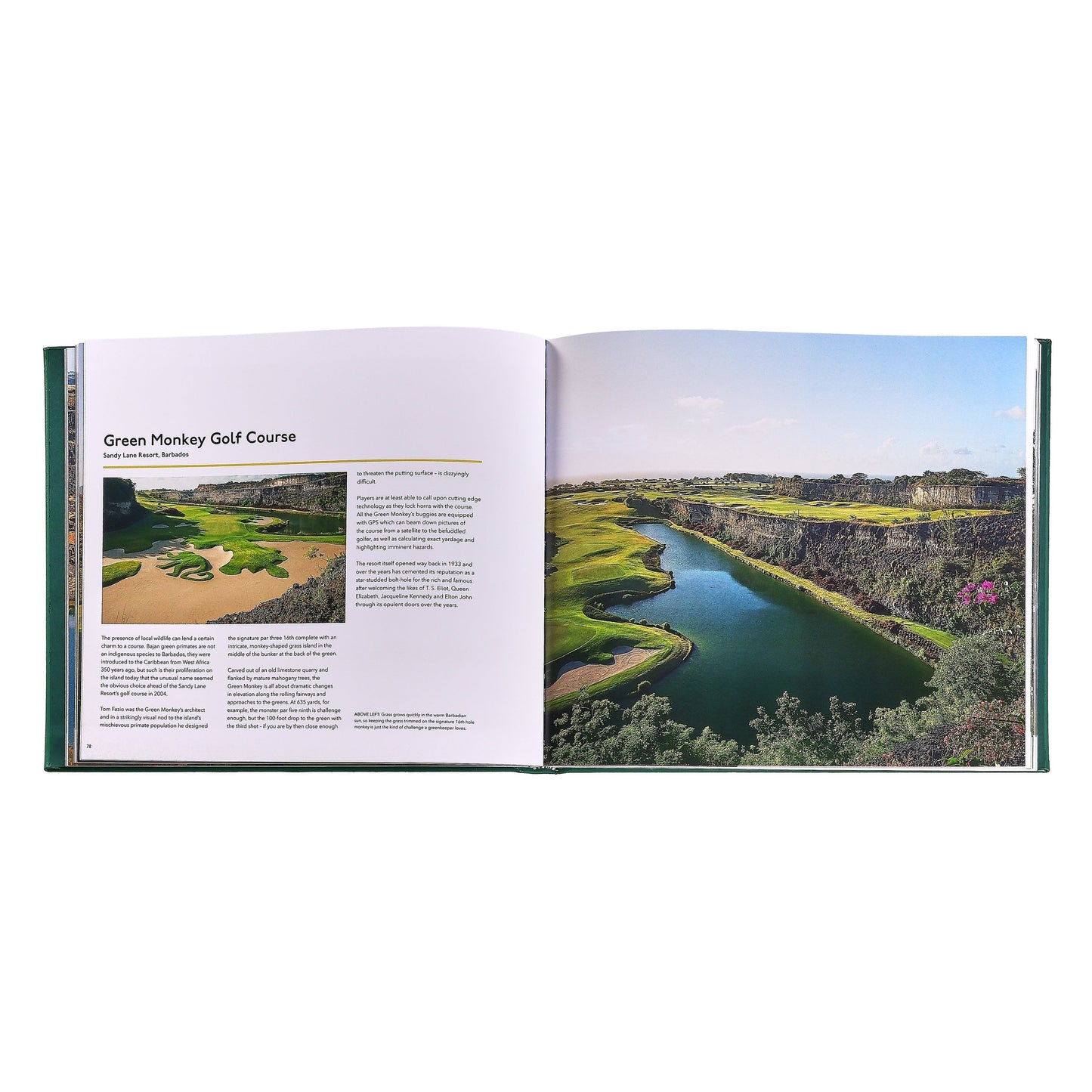 Remarkable Golf Courses Book Leather Edition