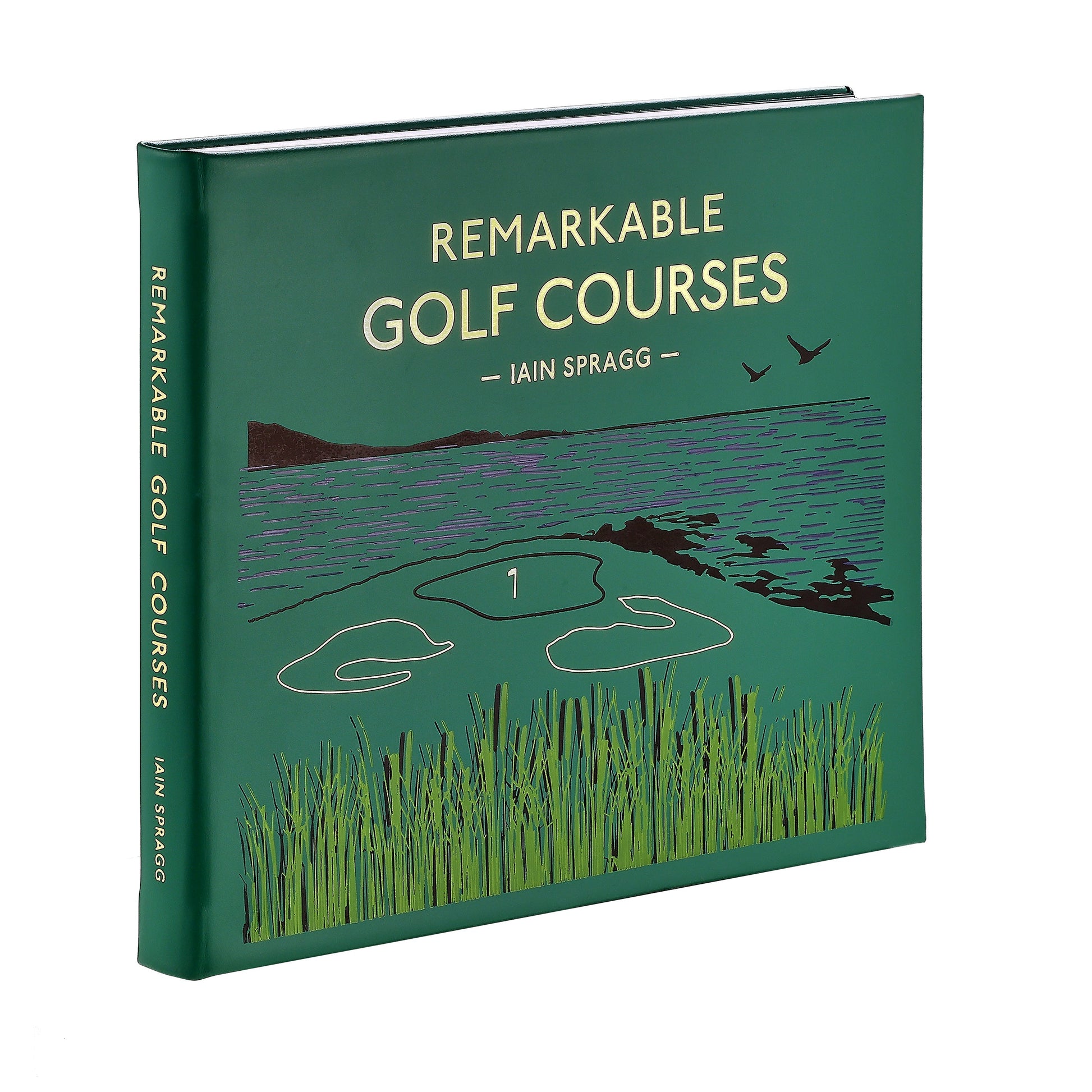 Remarkable Golf Courses Book Leather Edition