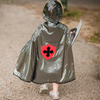Reversible Dragon/Knight Cape - Size 5-6 Years