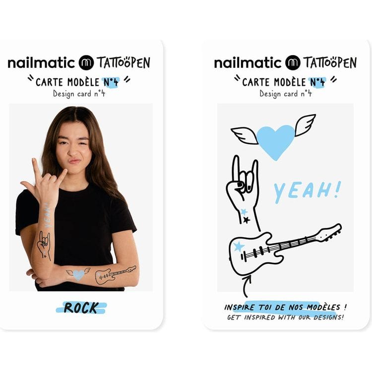 Rock 'N Roll Tattoo Pen Set for Kids