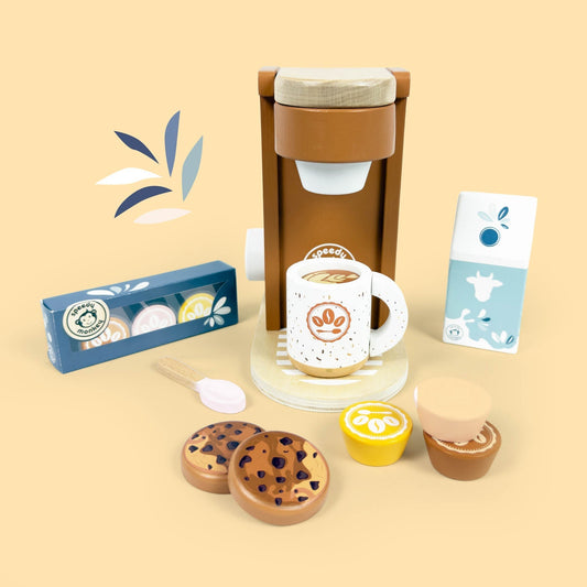 Toy Wood Coffee Machine