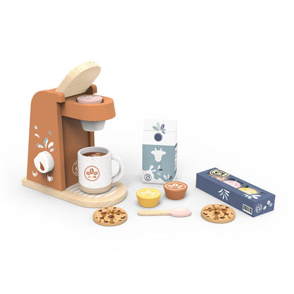 Toy Wood Coffee Machine