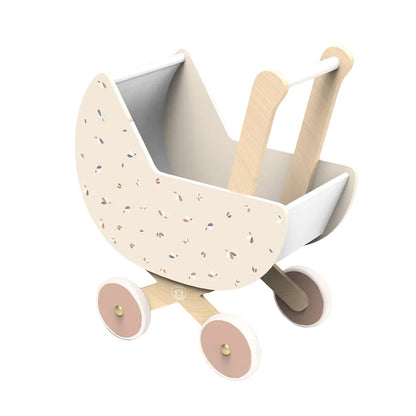 Wooden Doll Pram