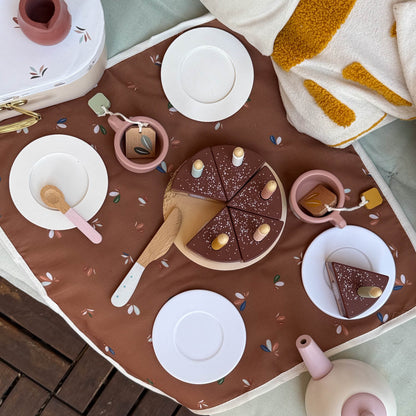 Wooden Birthday Tea Set