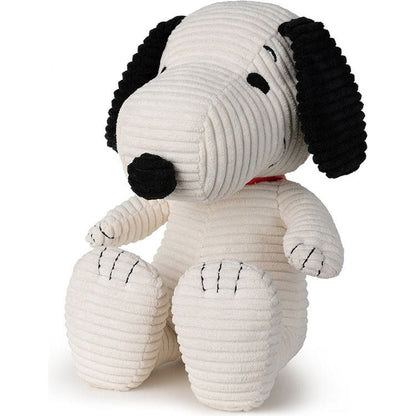 Snoopy Sitting Corduroy Cream in Gift Box 11"