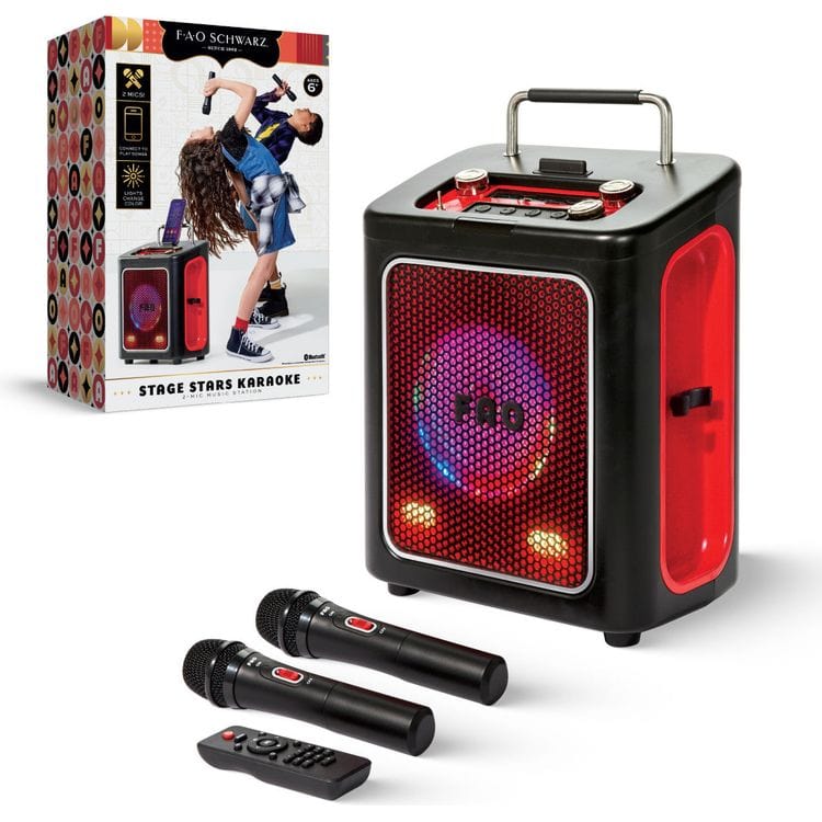 Stage Stars Karaoke 2-Mic Music Station