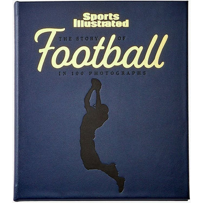 "The Story of Football in 100 Photographs" Book by Sports Illustrated - Navy