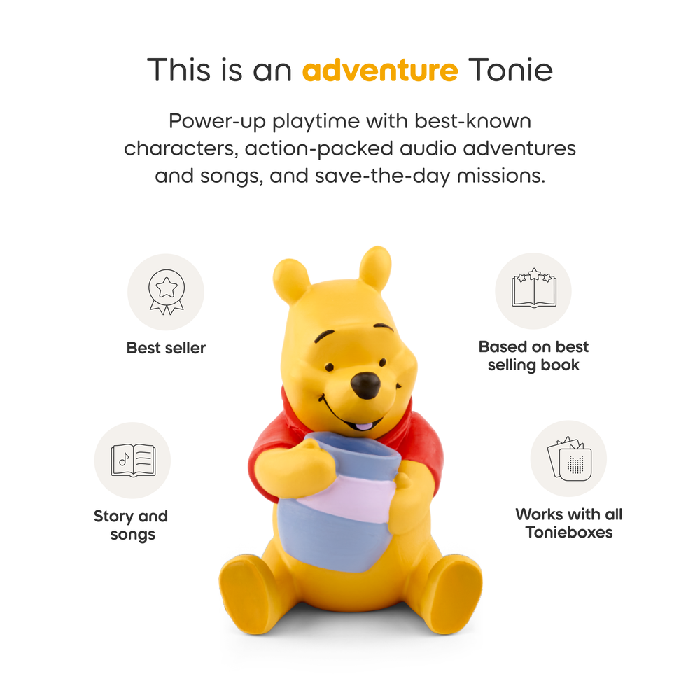 Tonies Disney Winnie the Pooh Toniebox 2 Play Set - Sunset Red