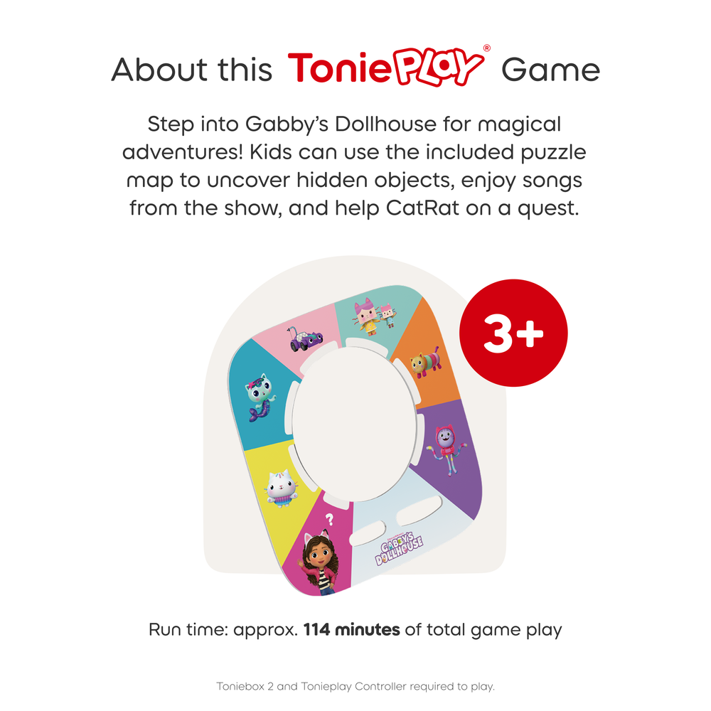 Tonies Tonieplay Gabby's Dollhouse: Gabby's Cat-tastic Scavenger Hunt