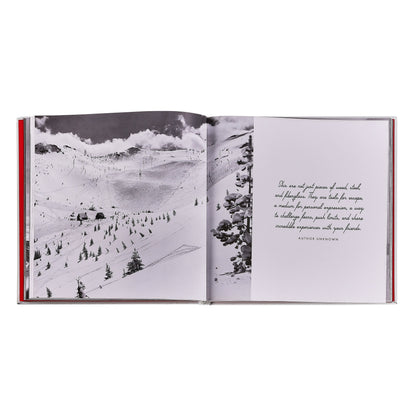 Vintage Skiing Book Leather Edition