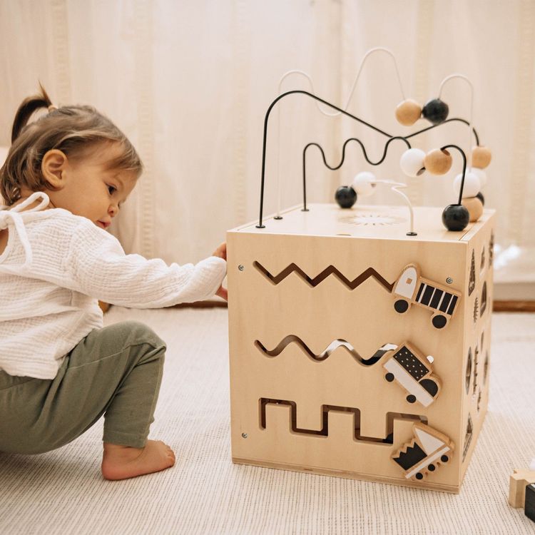 Wooden Activity Busy Box