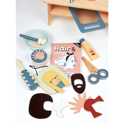 Wooden Hair Salon Set