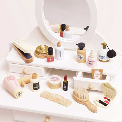 Wooden Hair Straighteners & Accessory Pretend Play Set