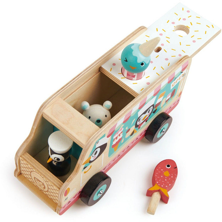 Wooden Penguin's Gelato Van