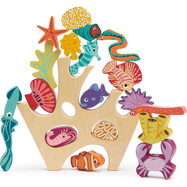 Wooden Stacking Coral Reef
