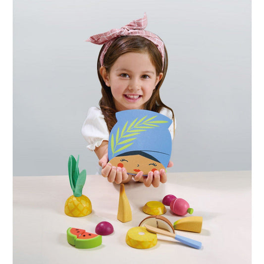 Wooden Tropical Fruit Chopping Board