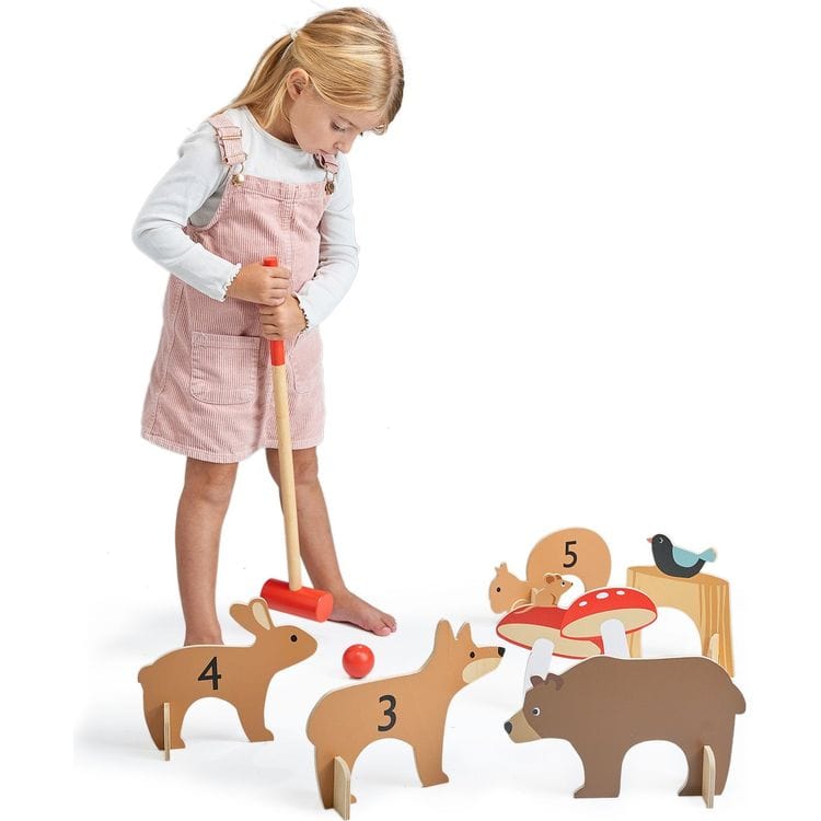 Woodland Animals Indoor Croquet Set